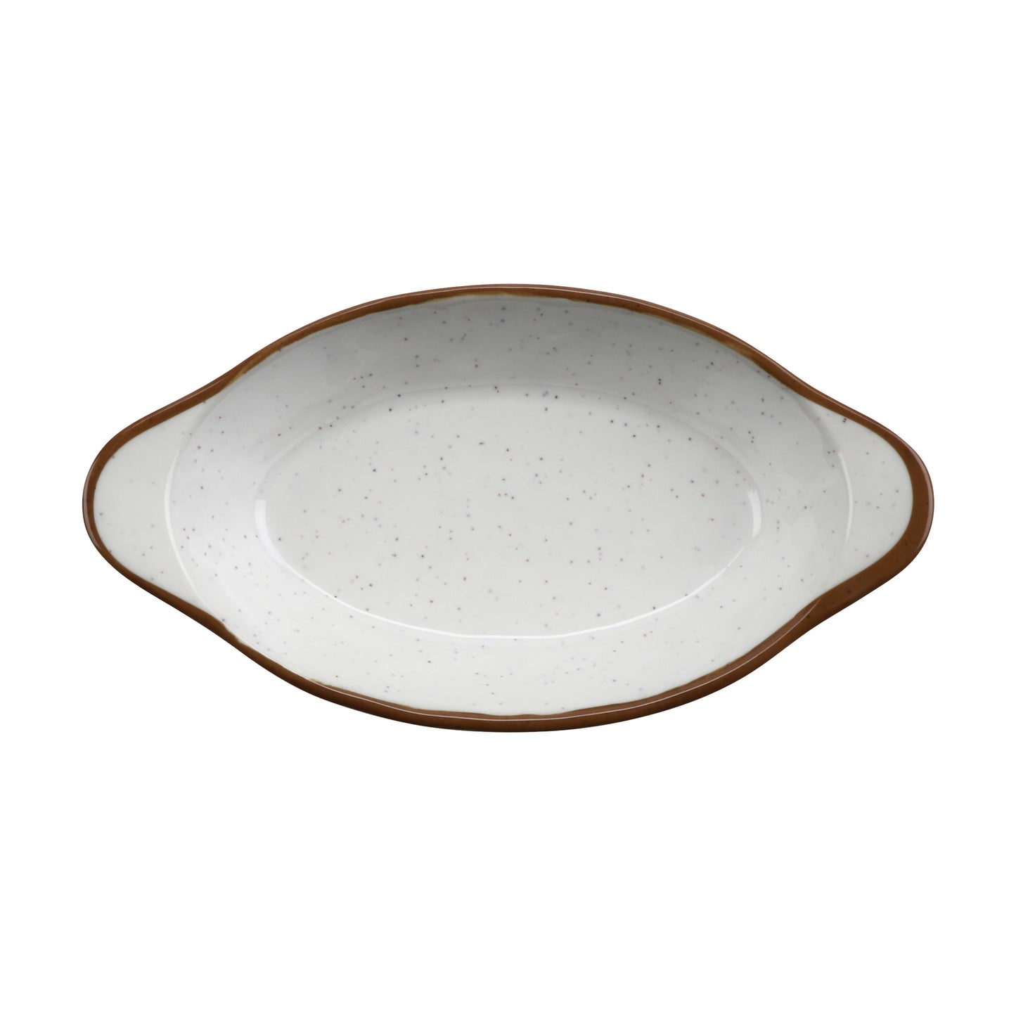 10 oz. 8.5" x 4.5" Oval Side Dish, 1.25" Deep (12 Pack)