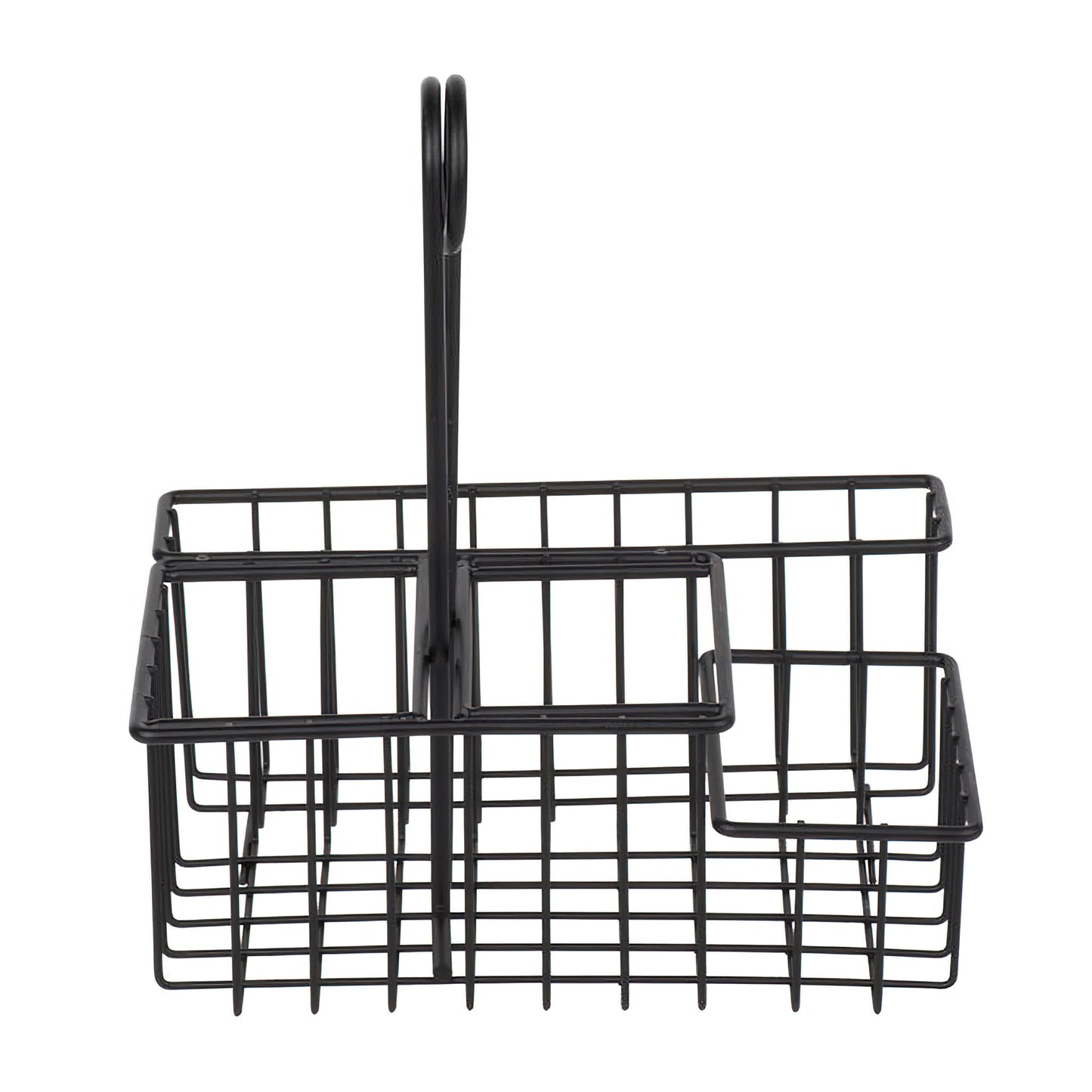 Metal Four Compartment Condiment Caddy