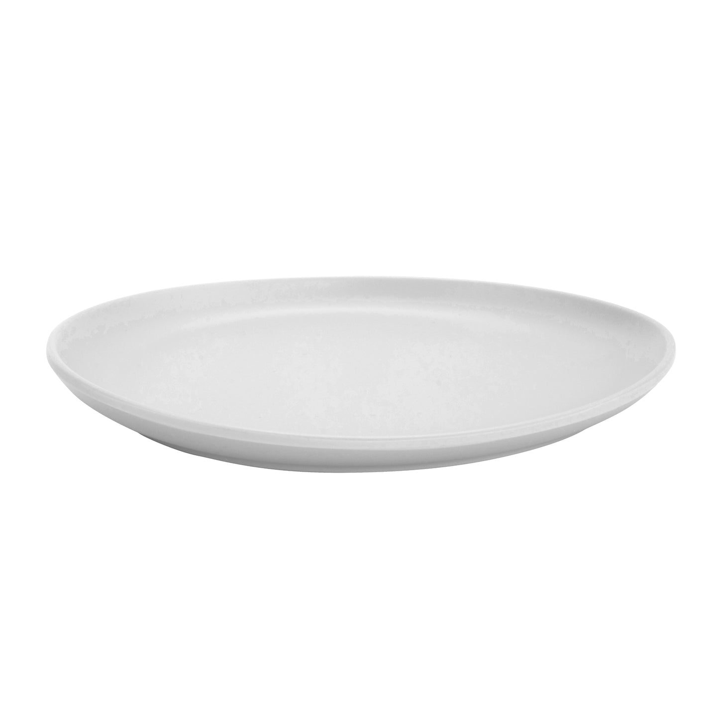 6" White, Melamine, Small Serving Plate, 0.65" H, G.E.T. Riverstone (12 Pack)