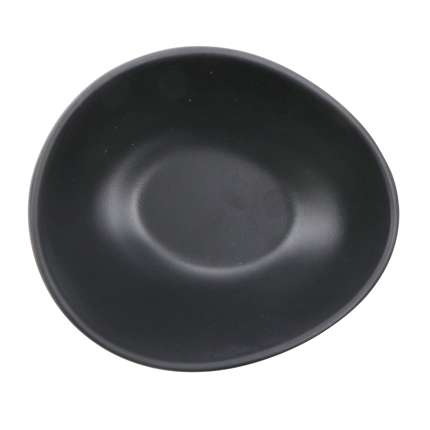 10 oz. Dark Gray, Melamine, Bouillon Bowl, (12.5 oz. rim-full), 2.85" H, 5.25" L x 4.25" W, G.E.T. Riverstone (12 Pack)