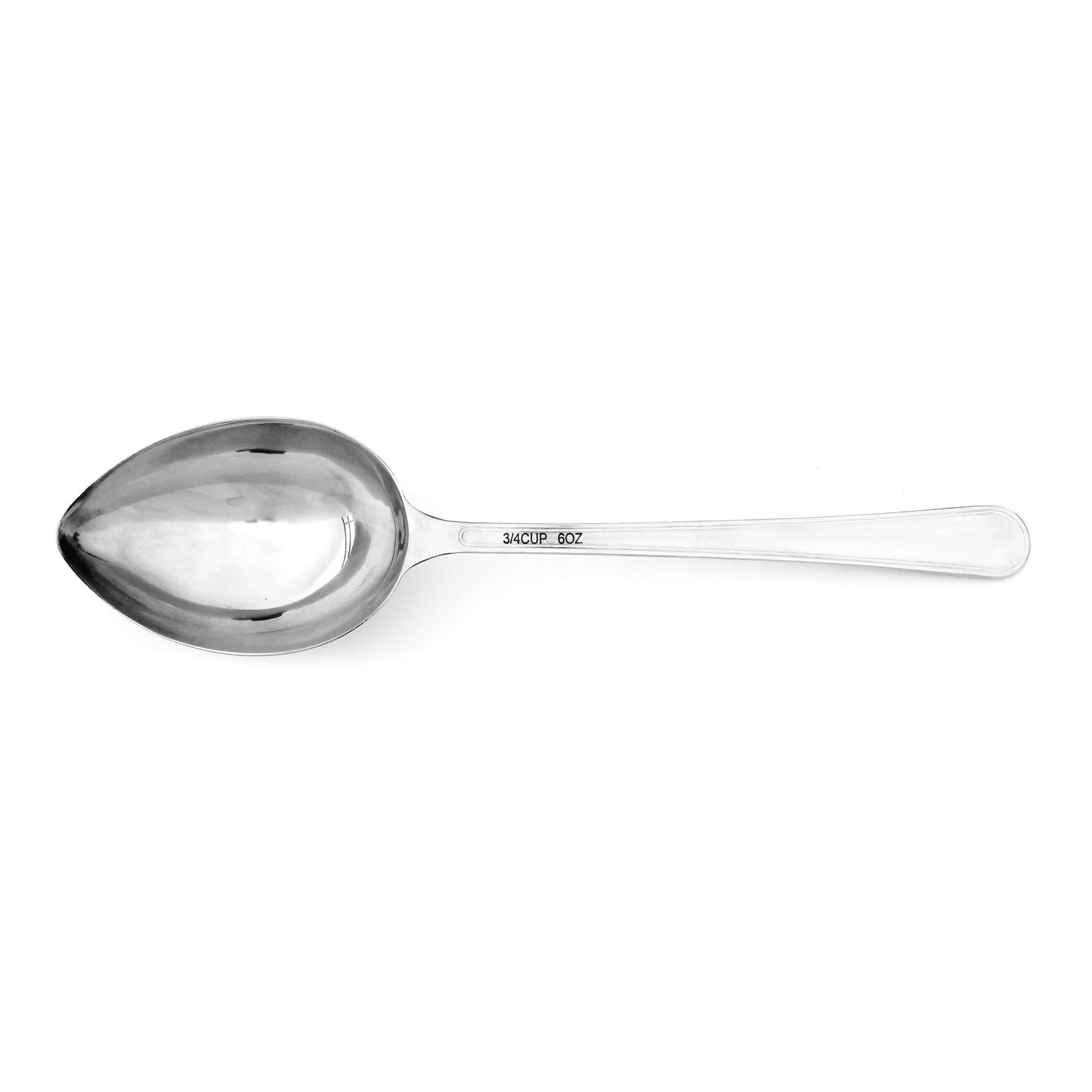6 oz. Stainless Steel Portion Control Solid Spoon