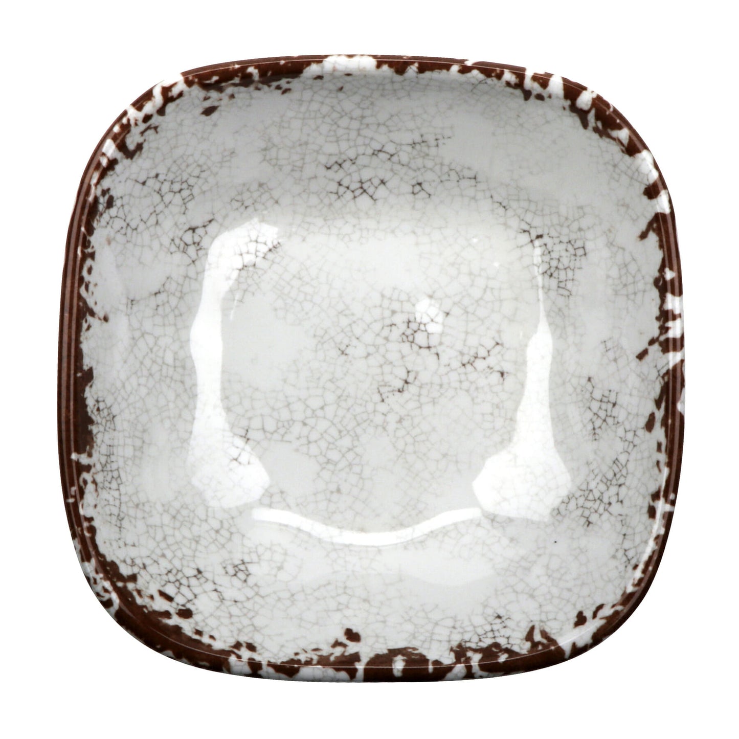 14 oz. Melamine, Square Soup, Salad or Pasta Nappie Bowl, (14.5 oz. rim-full), 6", 1.5" Deep, G.E.T French Mill (12 Pack)