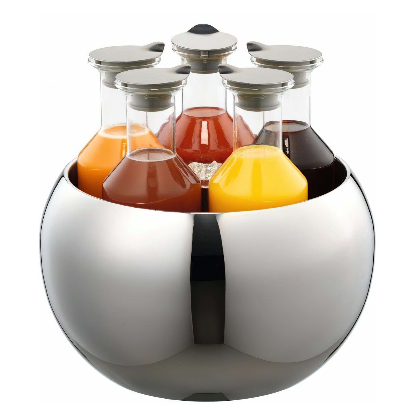 CARAFINE Beverage-Set 'Quintet' Model Stainless Steel (