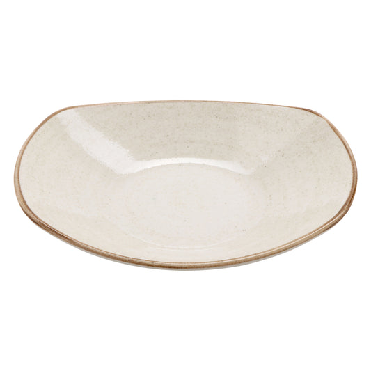 34.3 oz. Beige Porcelain Pasta Bowl, 10 5/8" x 9 3/4", Corona Artisan Beige (Stocked) (12 Pack)