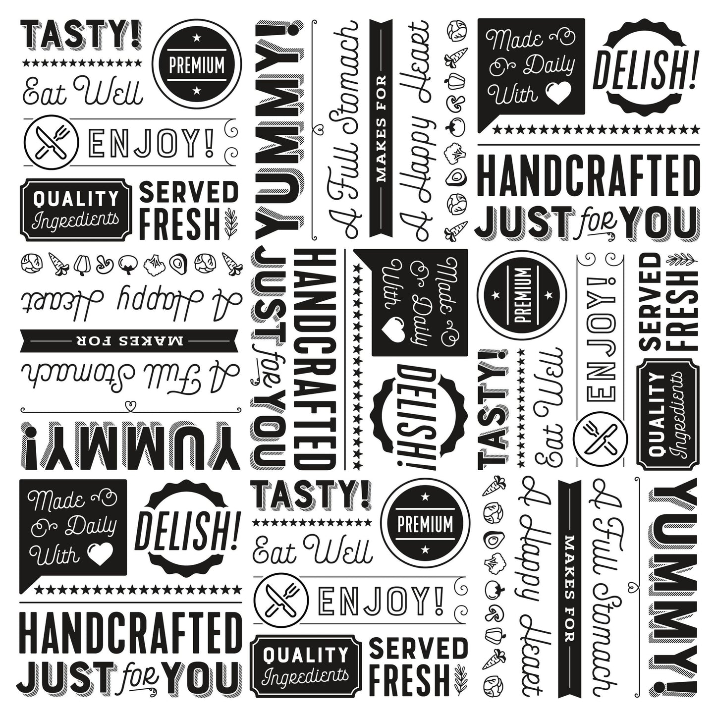 12" x 12" Grease-Resistant Food-Safe Sandwich Wrap Paper