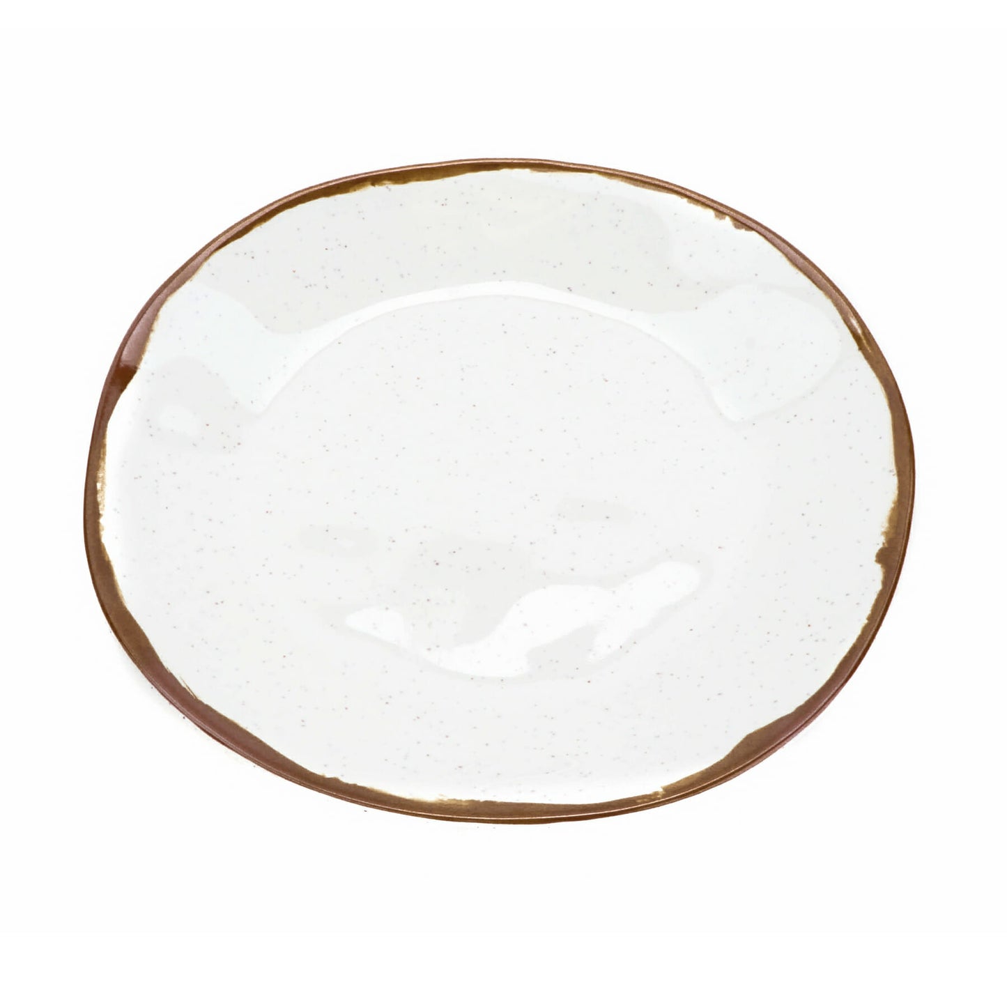 28 oz. Melamine, Irregular Bowl, (30 oz. rim-full) 10.75" Top Dia., 1'' Deep, G.E.T. Rustic Mill (12 Pack)