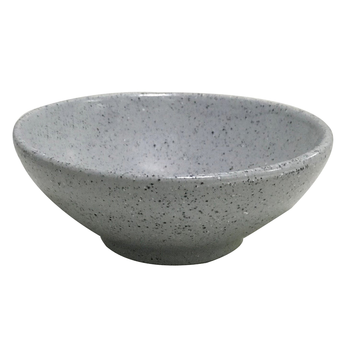 2.7 oz. Speckled Grey Reactive Glaze Mini Bowl/Ramekin, 3 3/4" Dia., Corona Cosmos Moon (12 Pack)