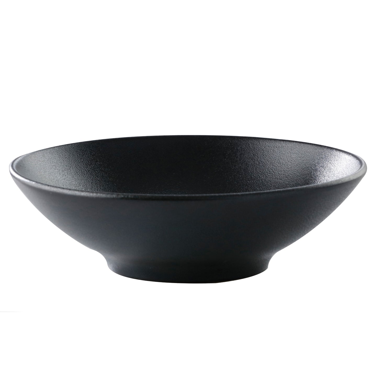 29.8 oz. Black Reactive Glaze Porcelain Bowl, 8 1/4" Dia., Corona Cosmos Pluto (12 Pack)