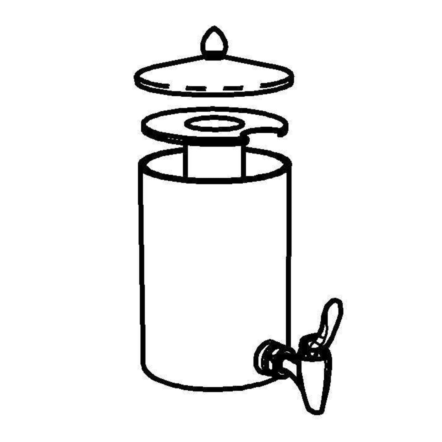 SPARE Spare Container Model Gold (2.5 l) for Juice D