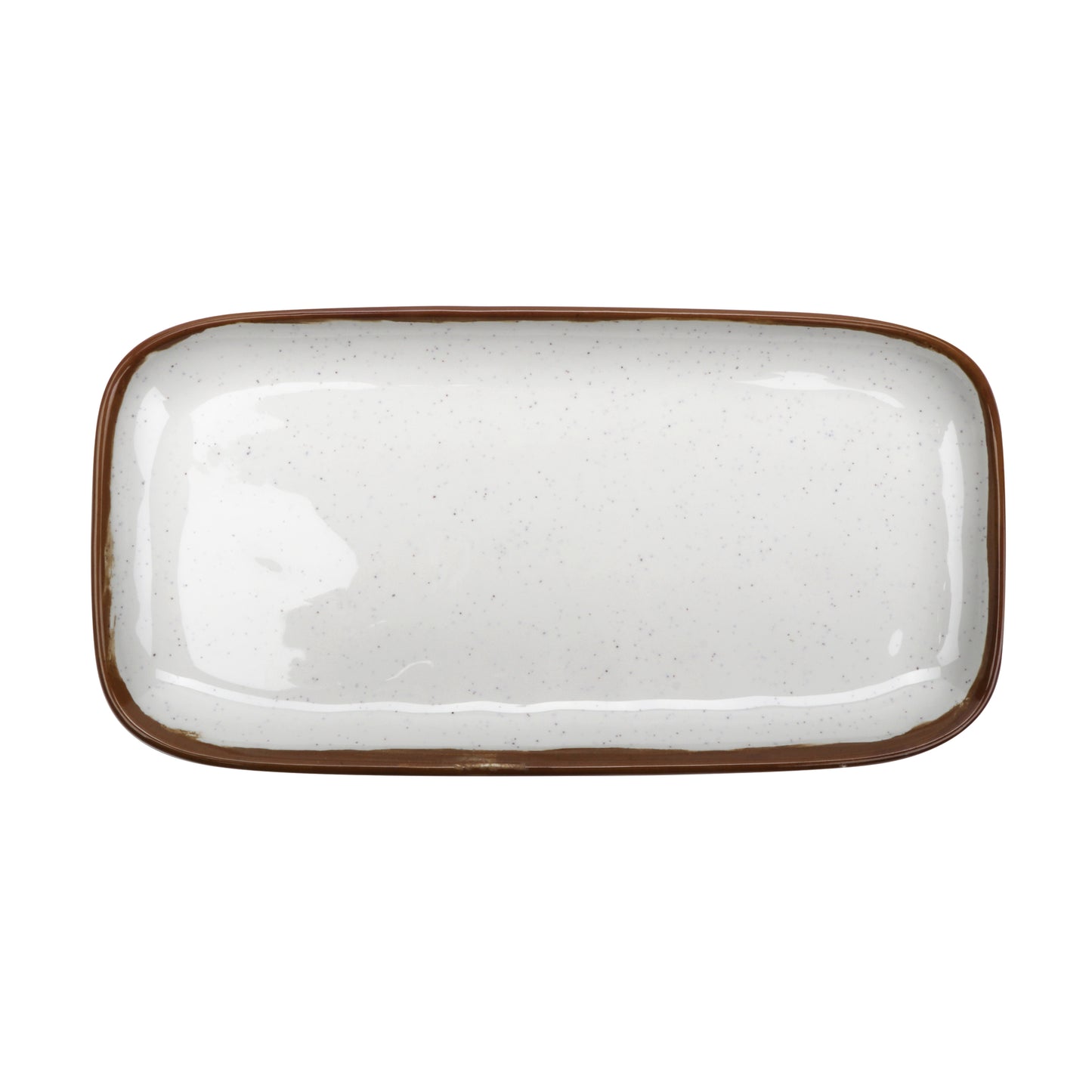 15" x 7.5" Melamine, Rectangular Coupe Display Tray, G.E.T. Rustic Mill