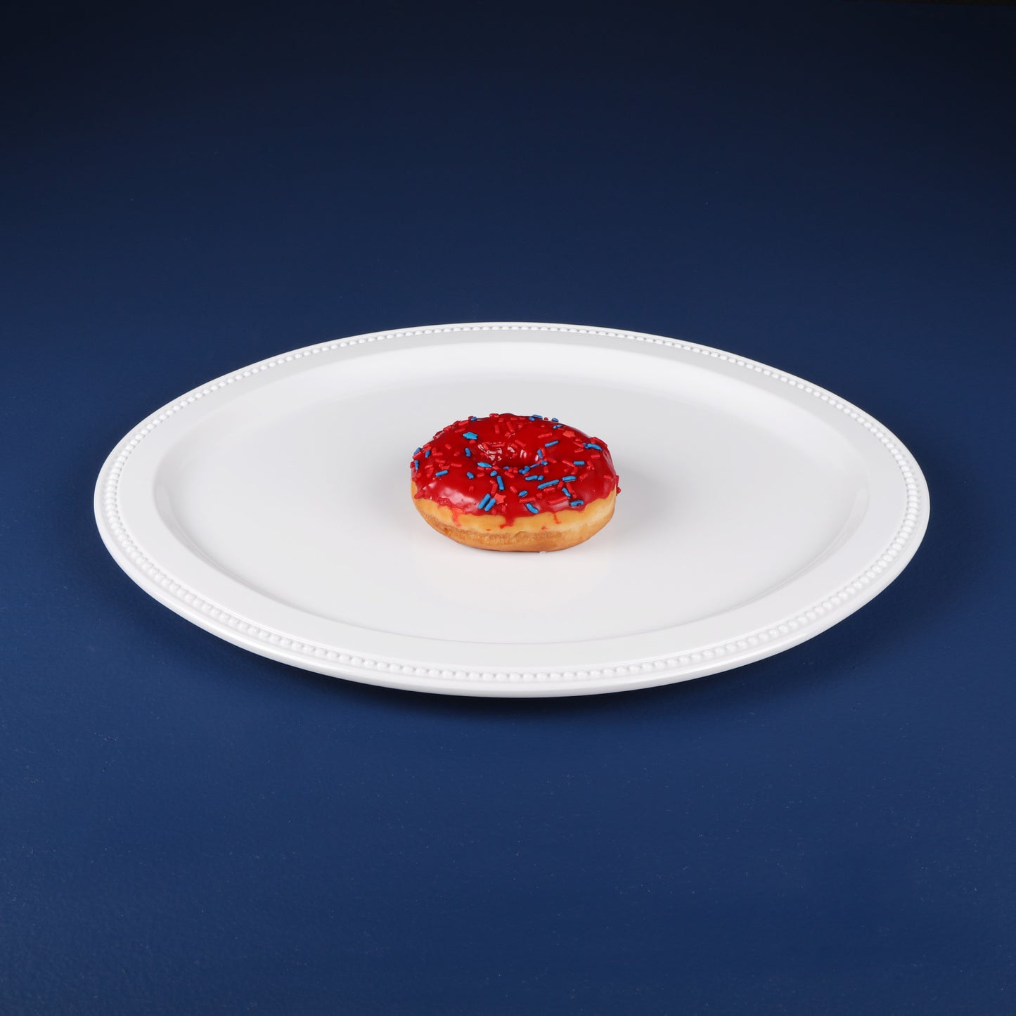 Melamine Oval Platter (Fits M74P Pedestal) - White