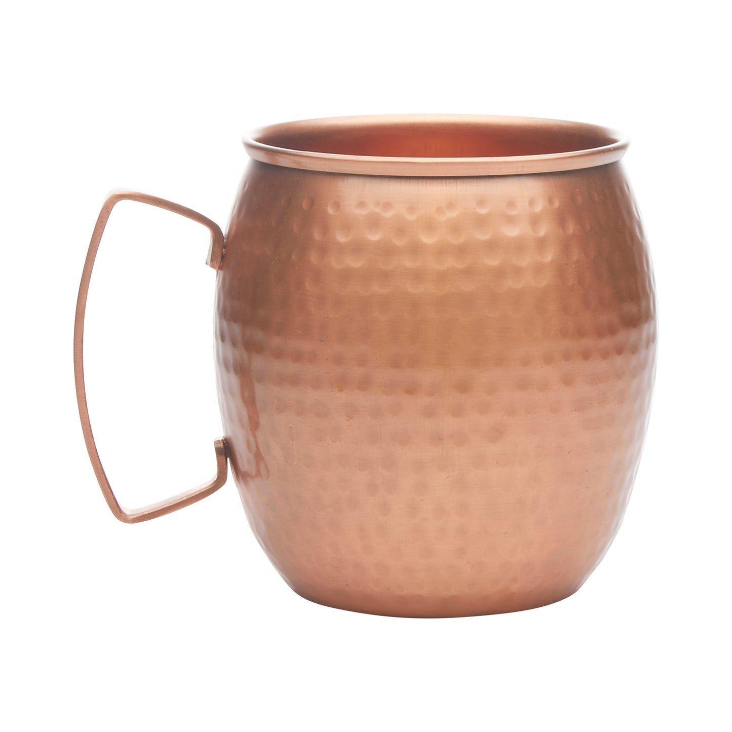 16 oz. Copper-Plated Mug with Hammered Finish