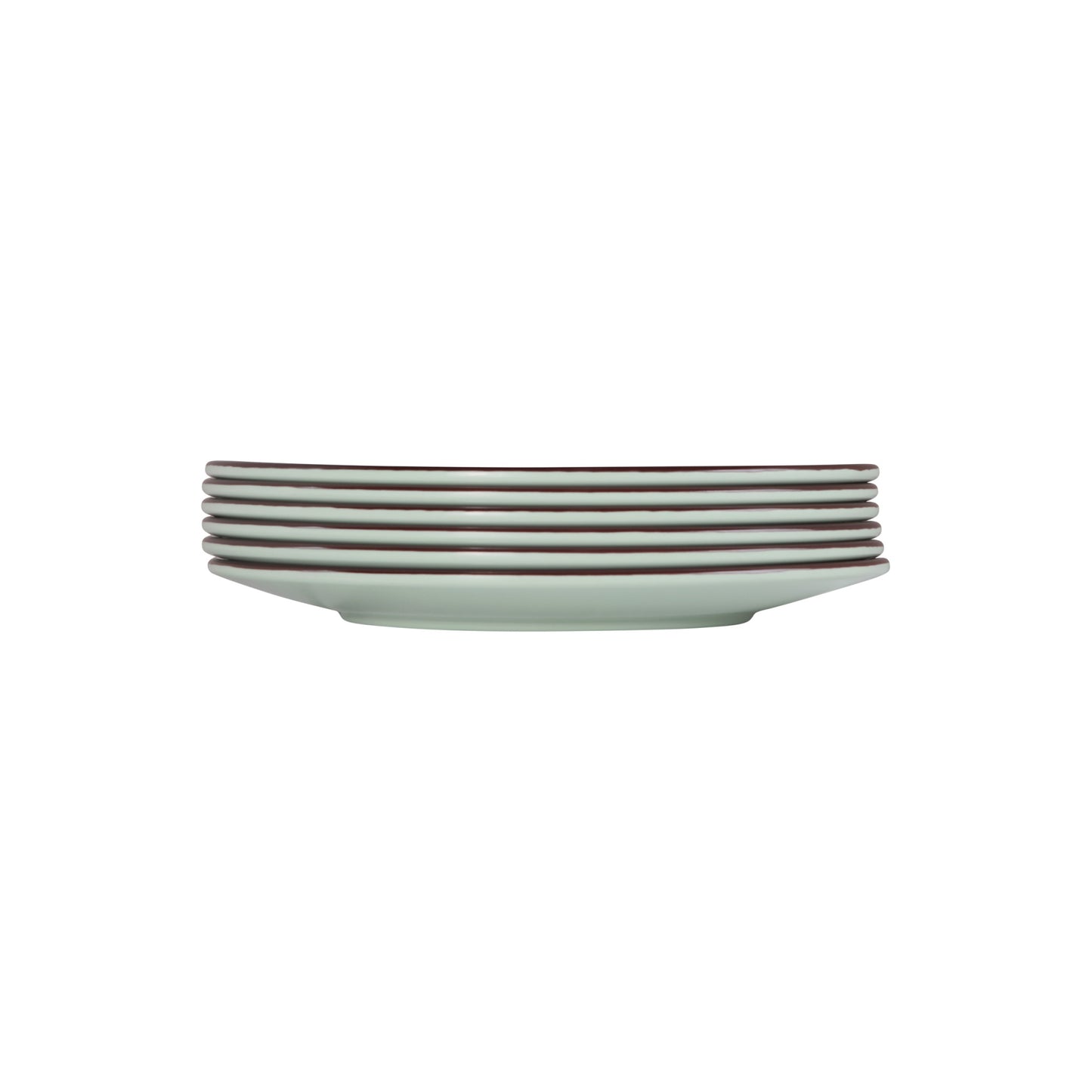 Melamine Oval Crackle Plate - Hemlock