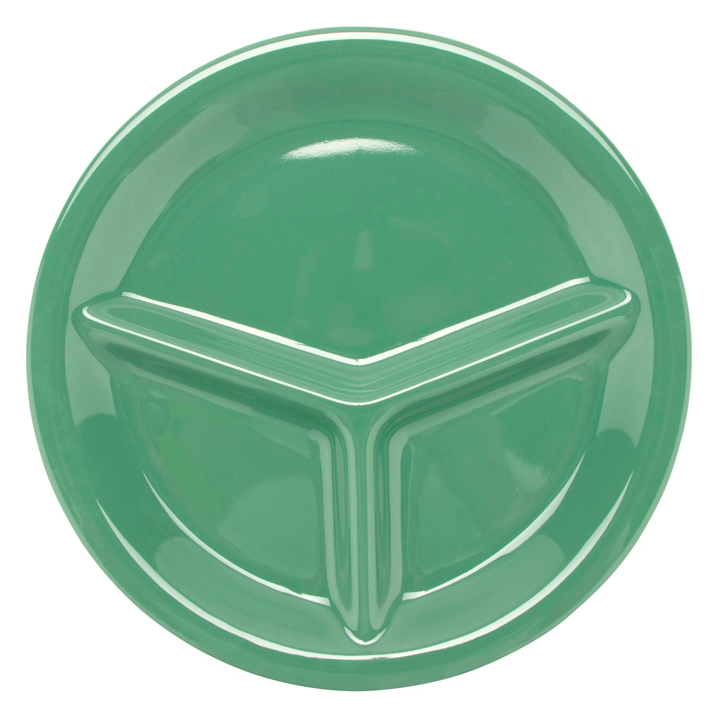 10.25" 3-Compartment Plate (12 Pack)