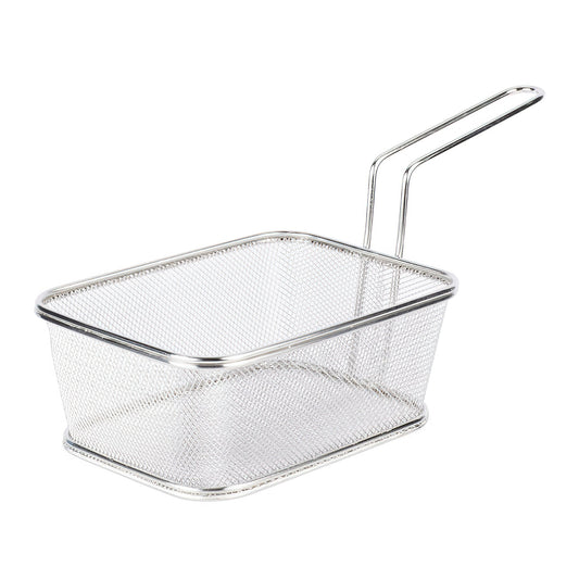 8" x 6" Party Size Serving Fry Basket, 5" Tall