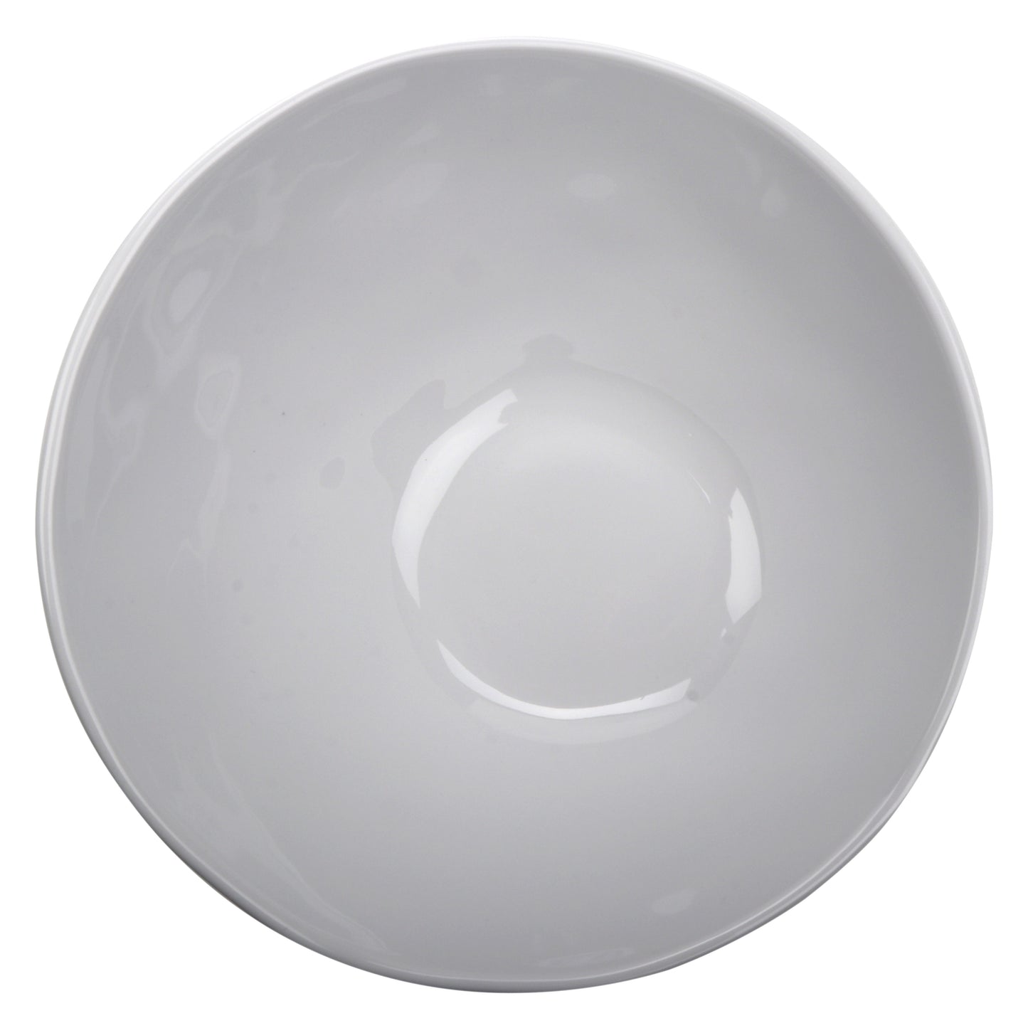 24 oz. Melamine, Irregular Cascading Entree Bowl, (1.3 qt. rim-full), 9.2" Top Dia., 2.75" Tall (front), 4.75" Tall (back), G.E.T. Arctic Mill (12 Pack)