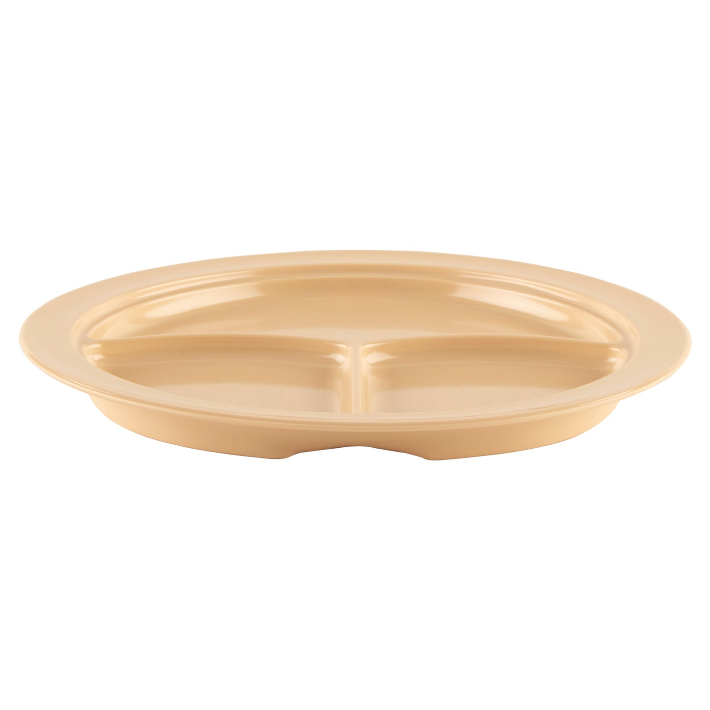 10" 3-Compartment Plate (12 Pack)
