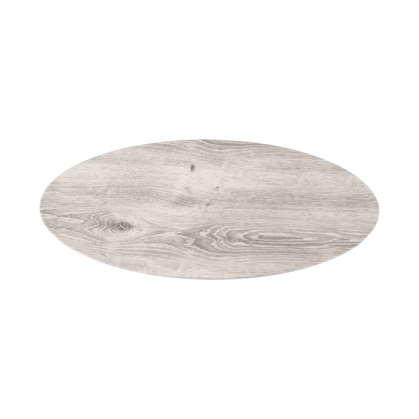 25.5" x 10.25" Surf Board Shapped Faux Drift Wood Melamine Oval Serving Platter, G.E.T. Granville