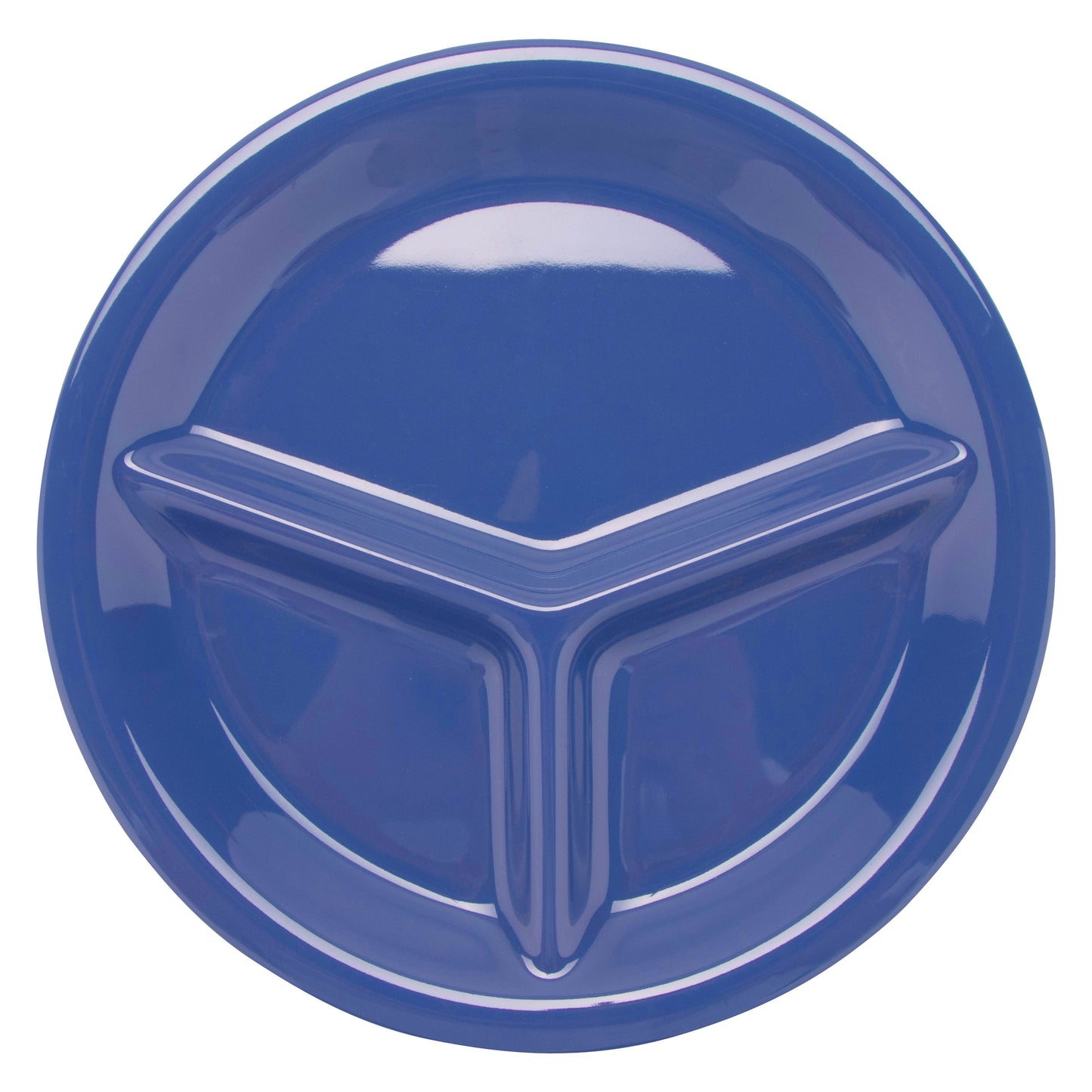 10.25" 3-Compartment Plate (12 Pack)