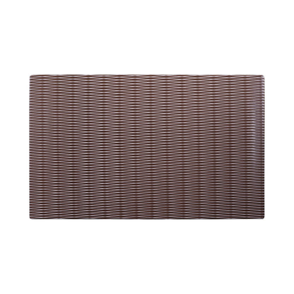 Melamine Rectangular Plate - White w/ Chocolate Decal