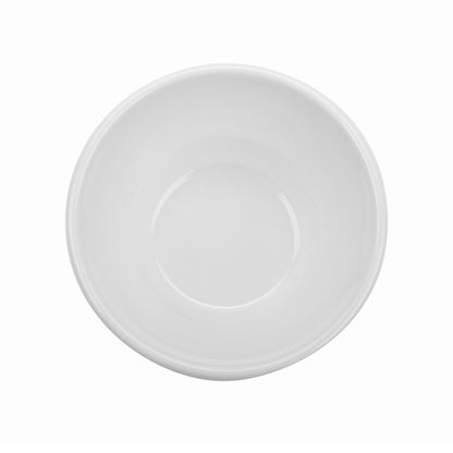 3 oz. Melamine, White, Textured Rim, Round Ramekin/Small Round Side Dish Bowl/Sauce Cup, (3.5 oz. rim-full), 3" Top Dia., 1.5" Deep, G.E.T. Minski (12 Pack)