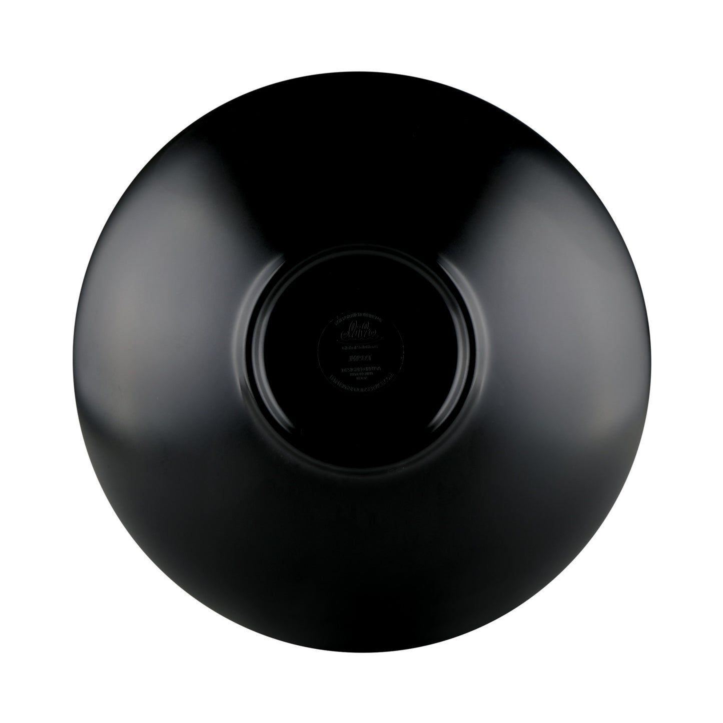 Melamine Round Two Tone Bowl - Ebony Outside, Sand Inside