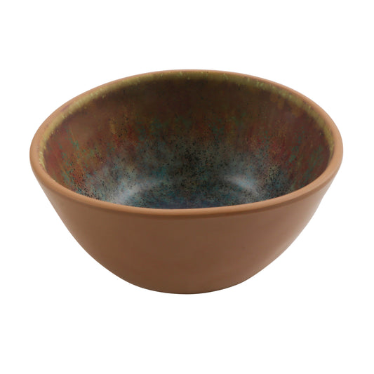20 oz savor clay azula iris melamine bowl (26oz rim-full), 6.13"L x 5.5"W x 2.75"H, GET, cheforward