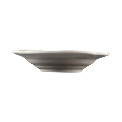 Melamine Irregular Round Bowl - Off White Design