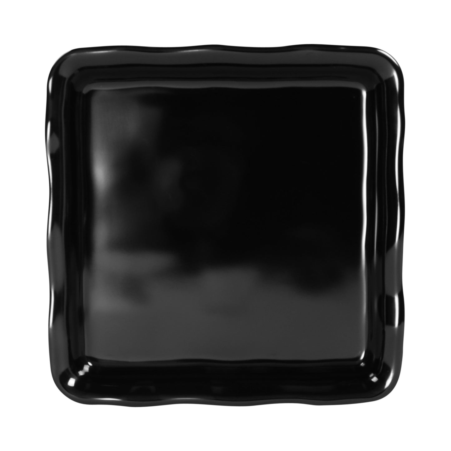Melamine Square Organic Tray - Black