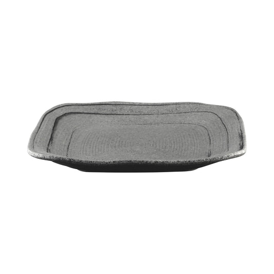 Melamine Irregular Square Plate - Granite Stone Design