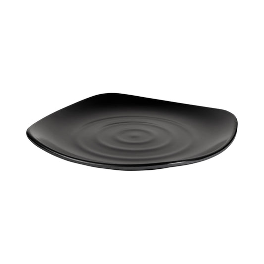 Melamine Square Plate - Black
