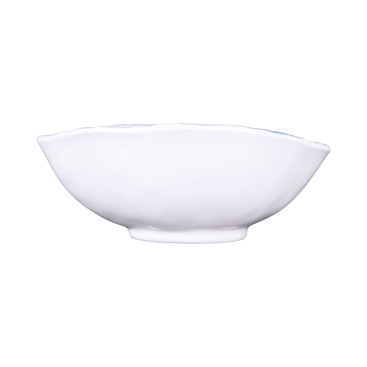 Melamine Oval Bowl - Navy Design