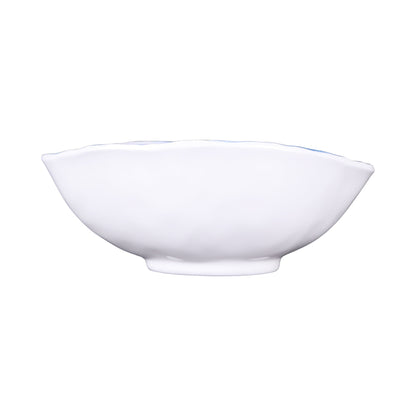Melamine Oval Bowl - Navy Design