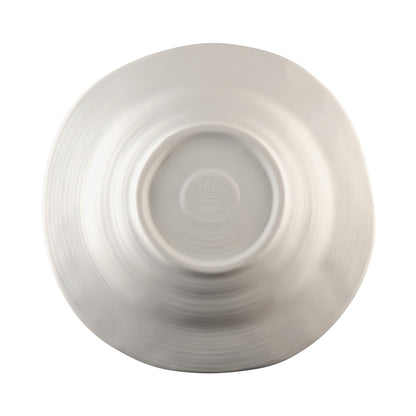 Melamine Irregular Round Bowl - Off White Design