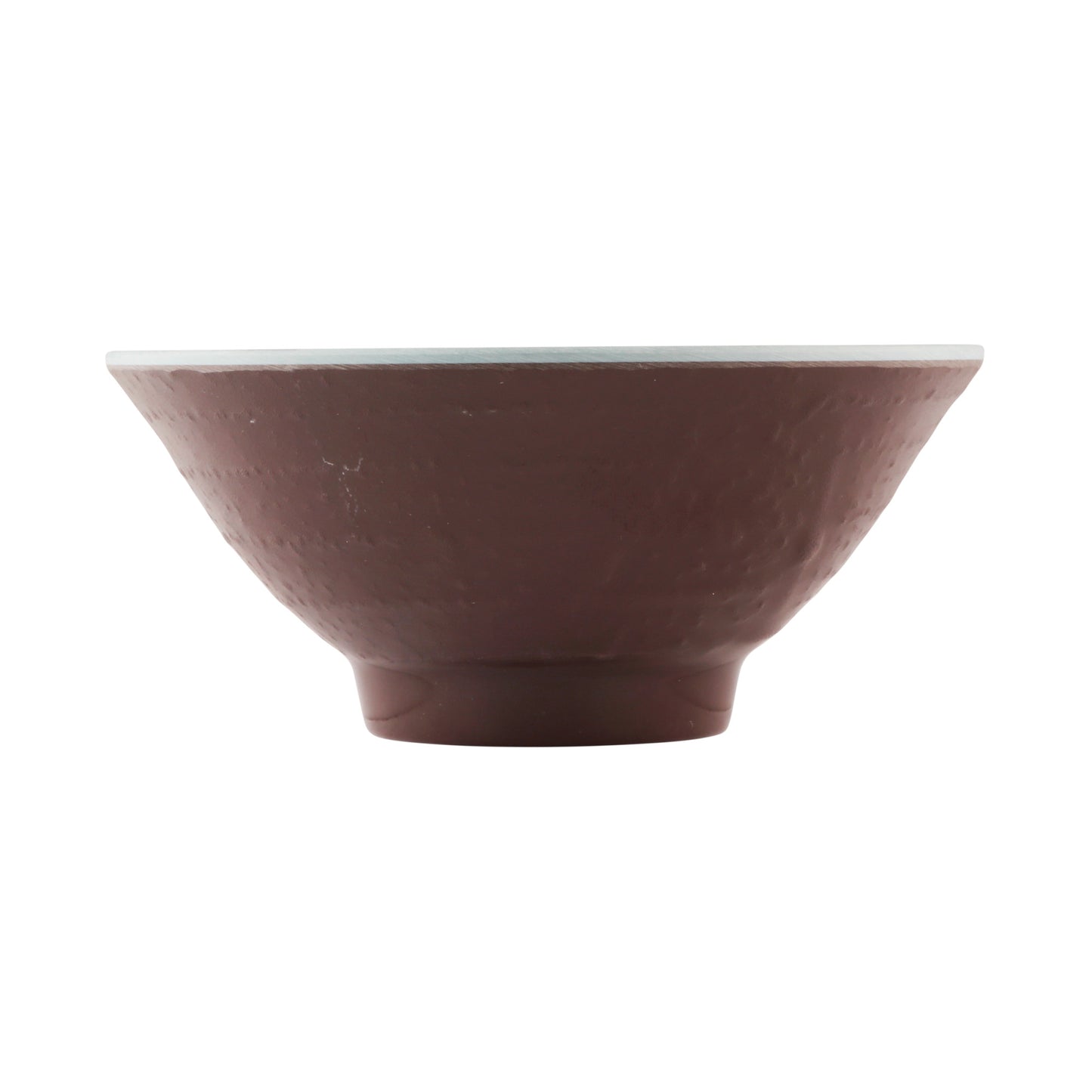 Melamine Bowl - Aubergine Matte Finish Outside/Abyss Gloss Finish Inside