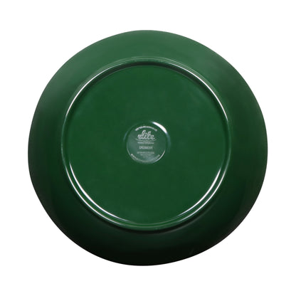 Melamine Irregular Round Bowl - Green Glaze