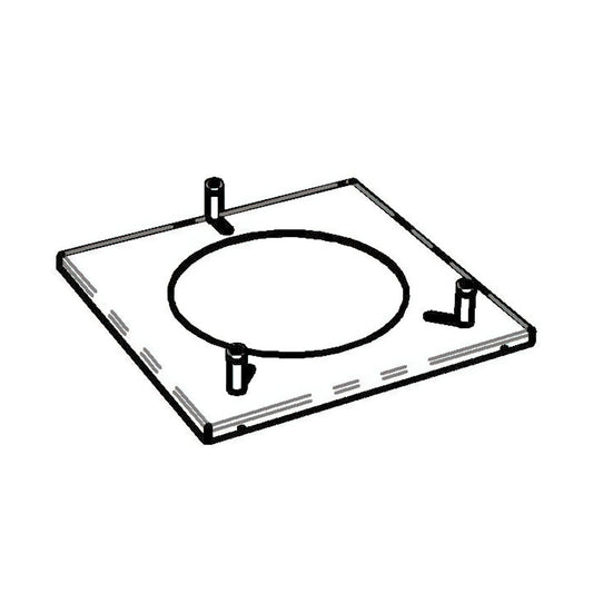 SPARE decoration plate for glass container