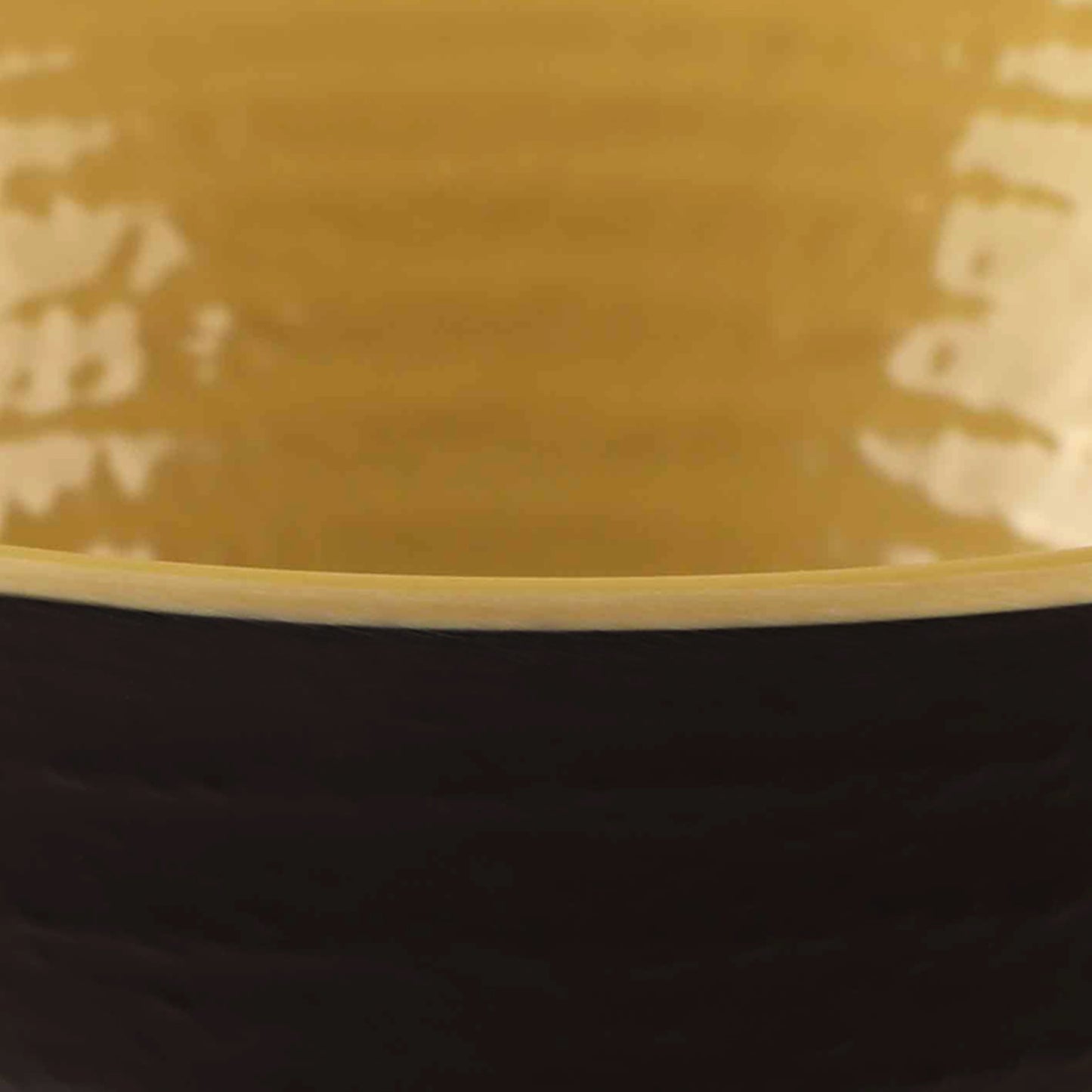 Melamine Bowl - Aubergine Matte Finish Outside/Olive Oil Gloss Finish Inside