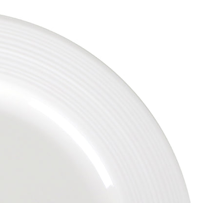 Melamine Round Plate - Cream Glaze