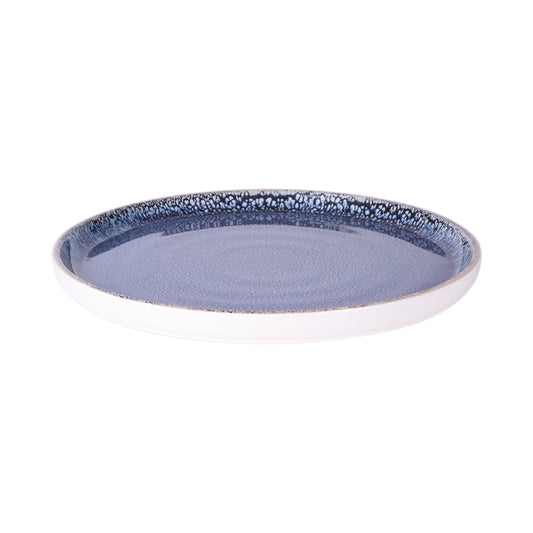 Melamine Round Plate - Indigo Blue