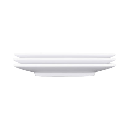 Melamine Square Plate - White