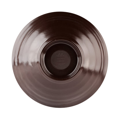 Melamine Bowl - Aubergine Matte Finish Outside/Abyss Gloss Finish Inside