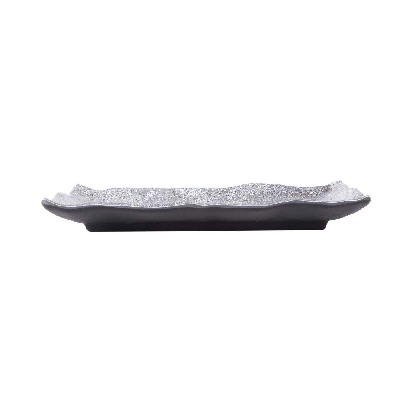 Melamine Rectangular Plate - Coal