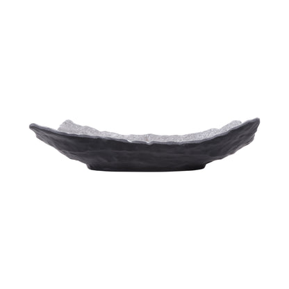 Melamine Rectangular Bowl - Coal