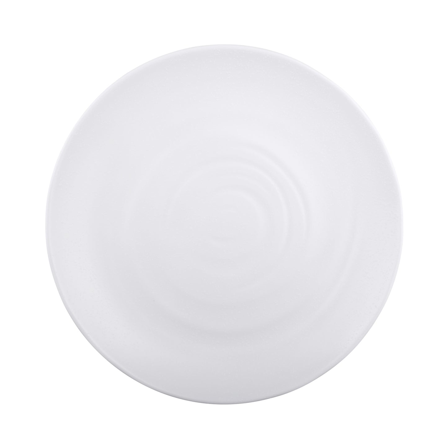 Melamine Round Plate - White