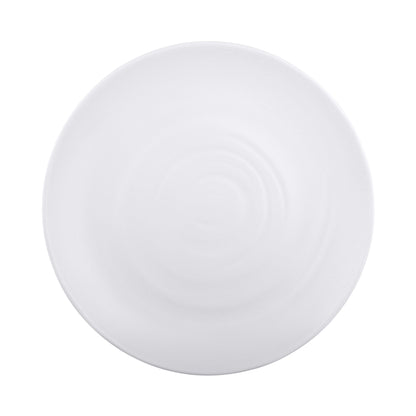 Melamine Round Plate - White
