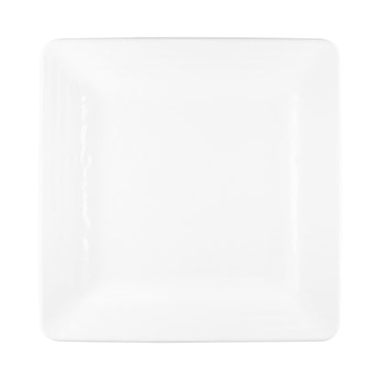 Melamine Square Pebble Plate - White
