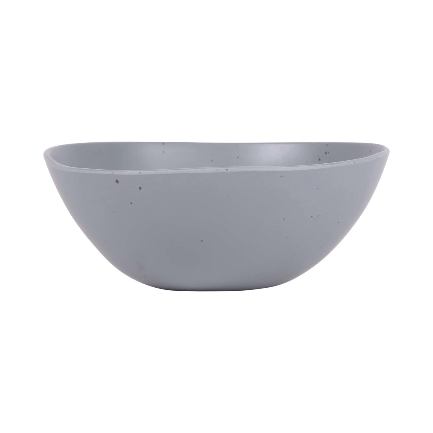 Melamine Round Bowl - Dark Gray w/ Speckle
