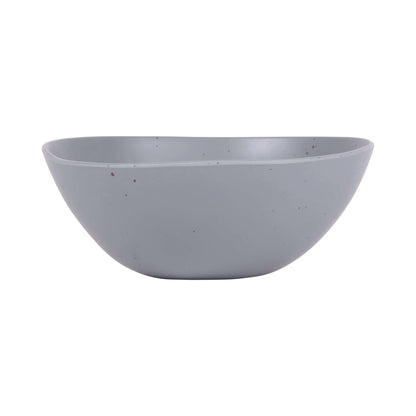 Melamine Round Bowl - Dark Gray w/ Speckle
