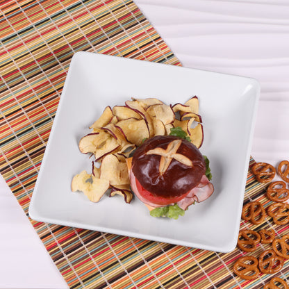 Melamine Square Plate - White